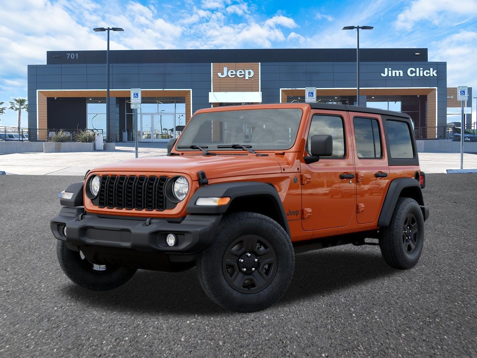 2026 Jeep Wrangler WRANGLER 4-DOOR SPORT in Joose Exterior Paint — front three-quarter view