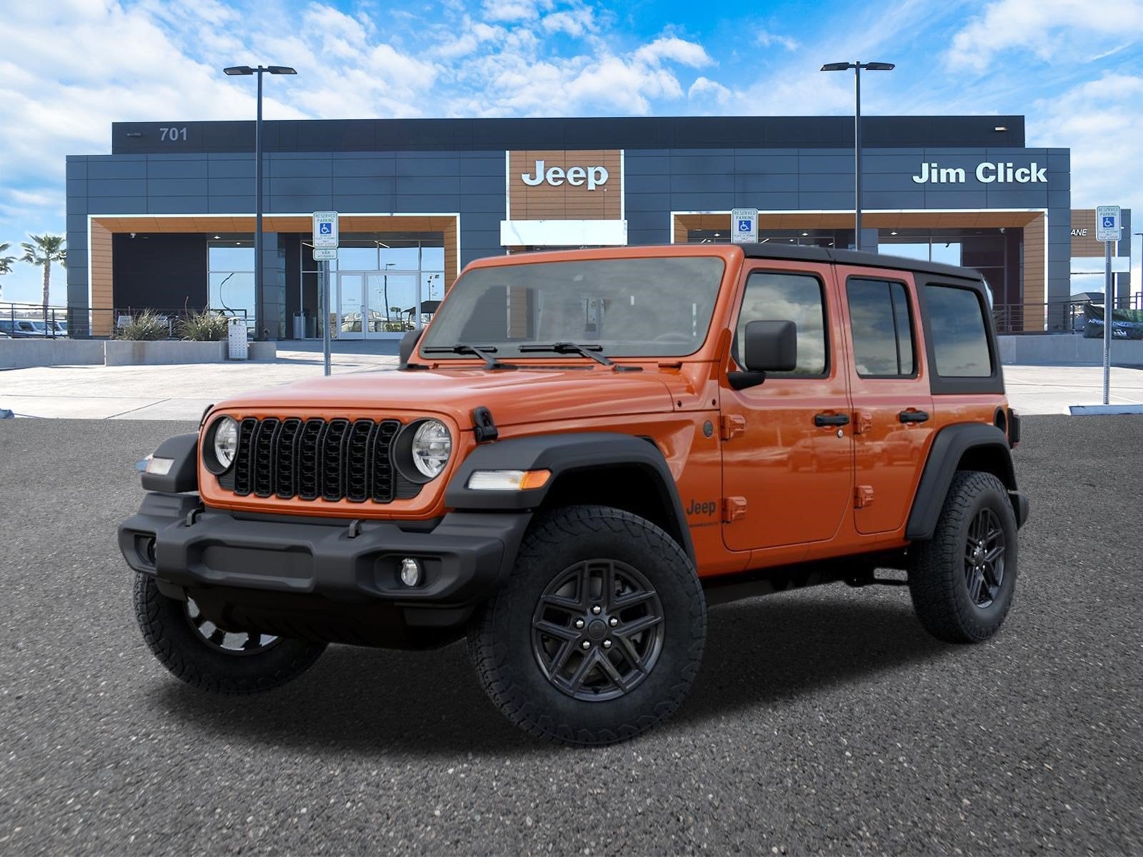 2026 Jeep Wrangler WRANGLER 4-DOOR SPORT S in Joose Exterior Paint — front three-quarter view