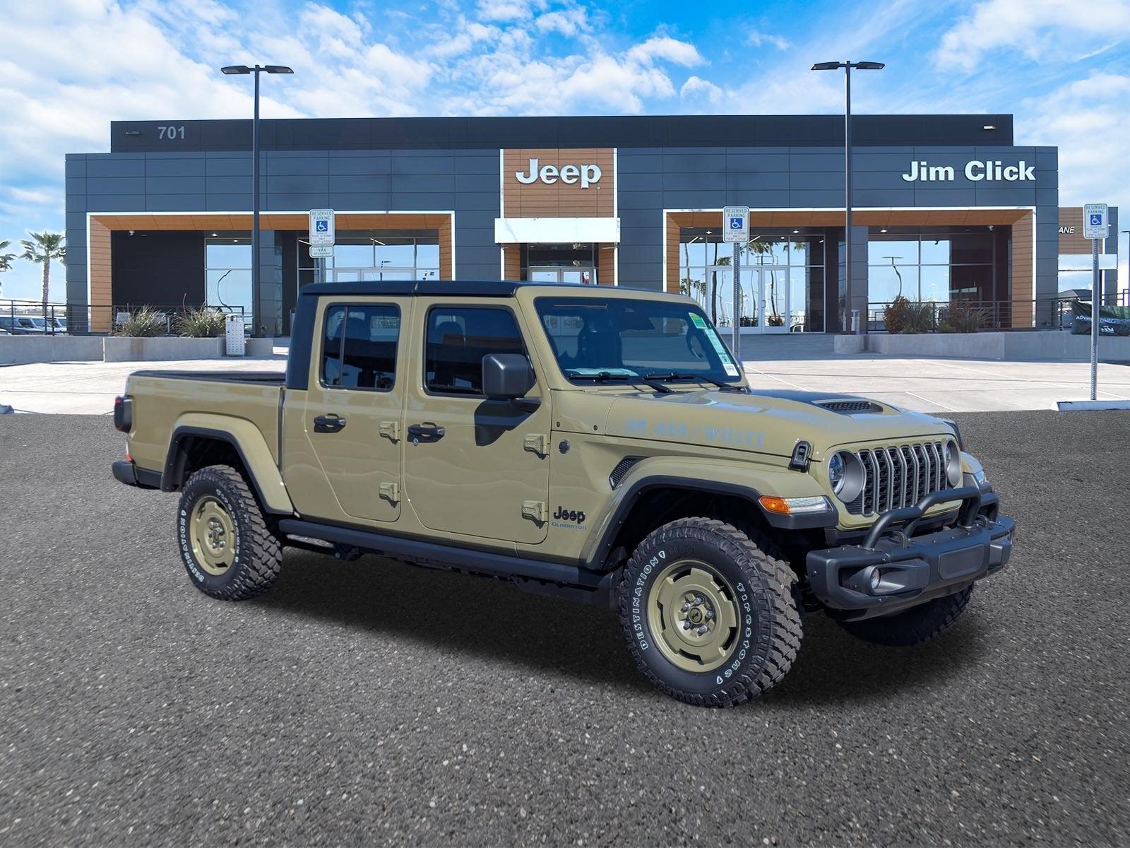 2026 Jeep Gladiator GLADIATOR WILLYS '41 4X4 in 41 Exterior Paint — front three-quarter view
