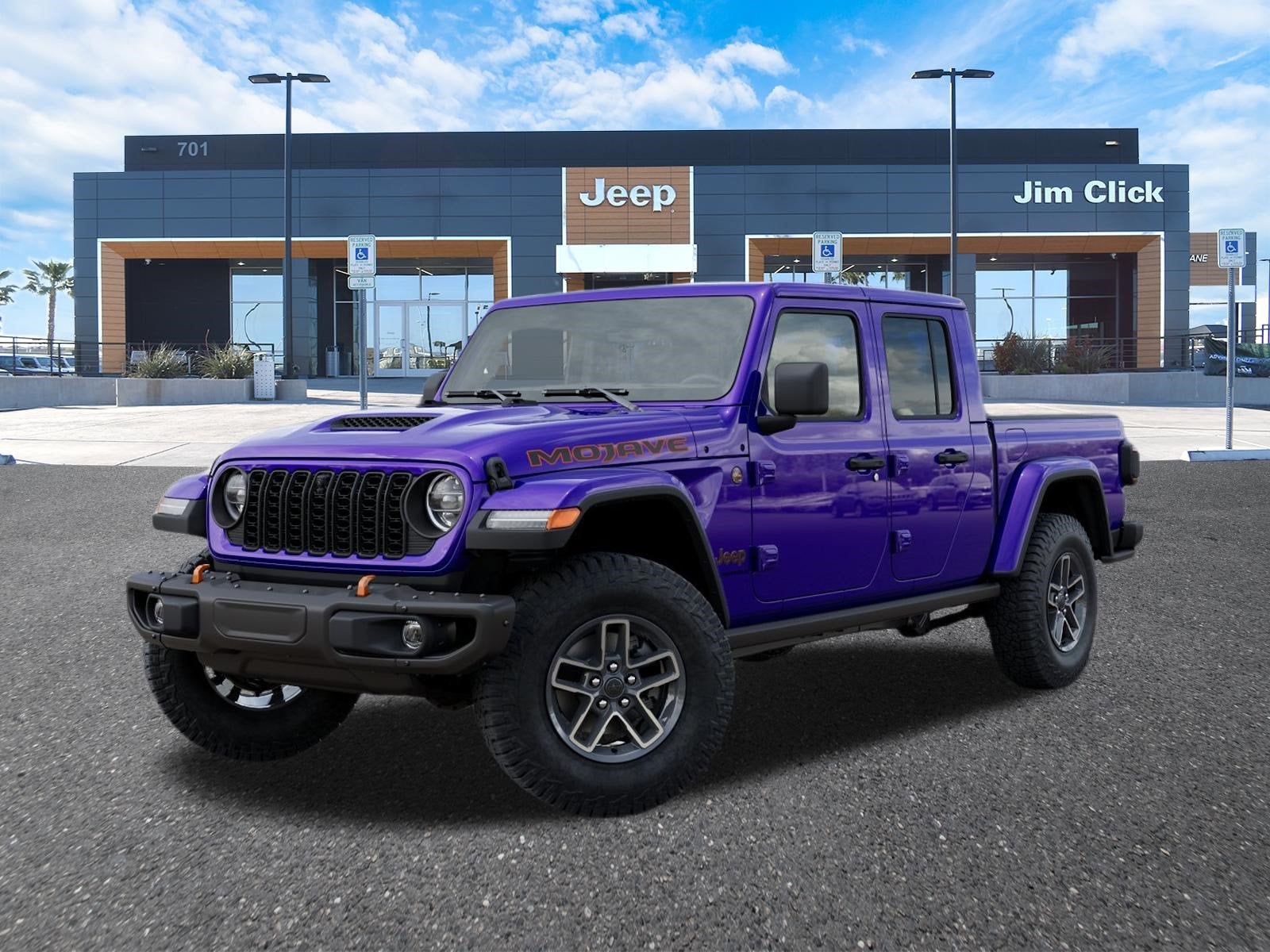 2026 Jeep Gladiator GLADIATOR MOJAVE X 4X4 in Reign Exterior Paint — front three-quarter view